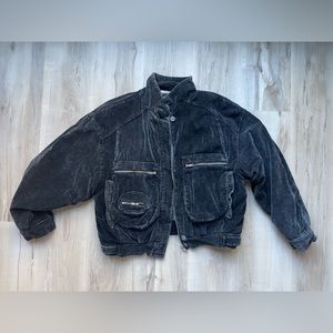 VINTAGE Suede Bomber Jacket